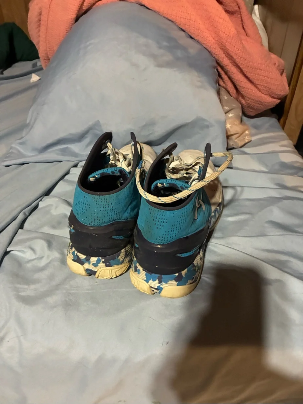 Under Armour Teal & White High-Top Basketball Shoes